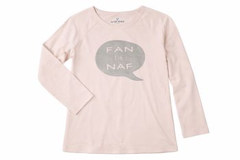 T-shirt fille, 6 ans. Naf Naf.