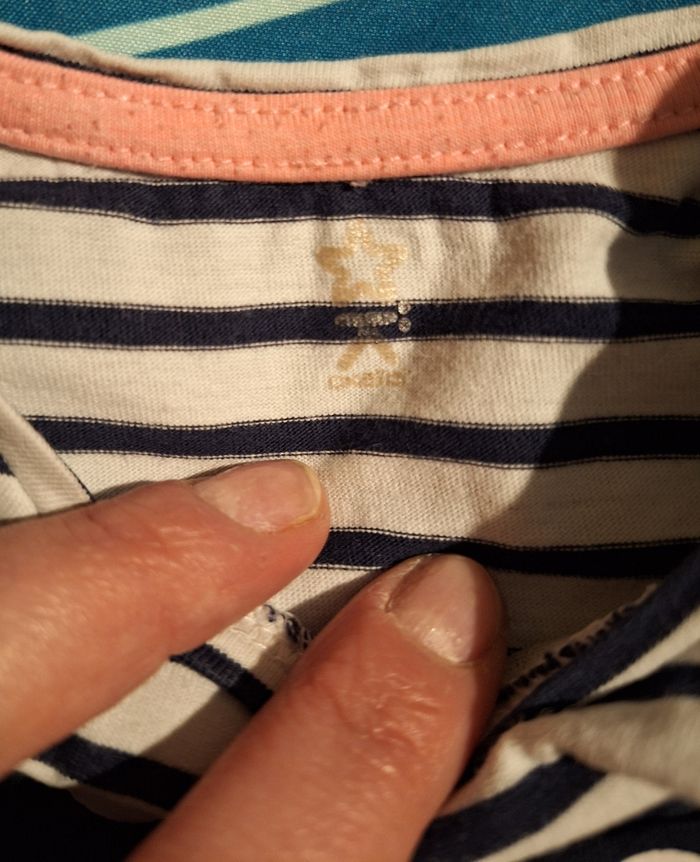 Tee-shirt manches longues Cœur Okaïdi 4 ans - photo numéro 4