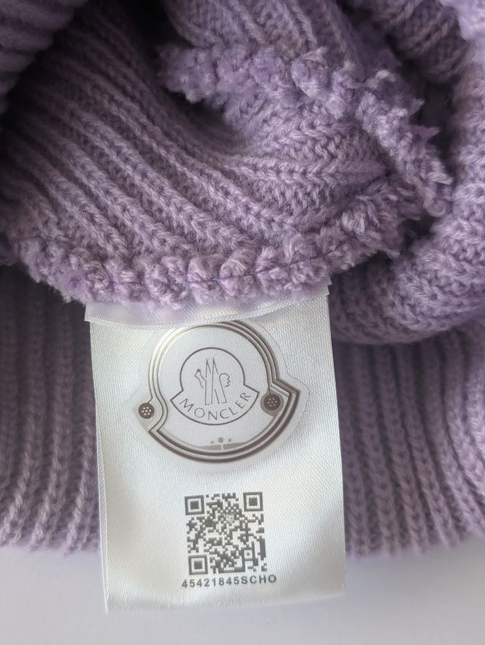 Bonnet mauve moncler taille unique - photo numéro 3