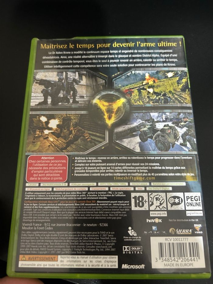 Jeux xbox360 Tim shift - photo numéro 4