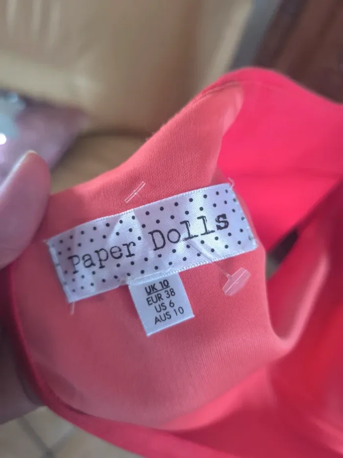 Superbe robe rouge corail - photo numéro 10