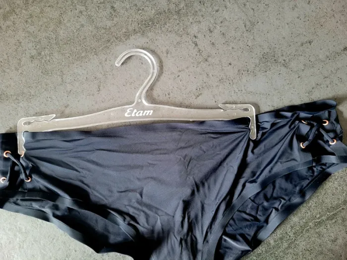 Culotte maillot de bain hipster noir L Etam neuf - photo numéro 6