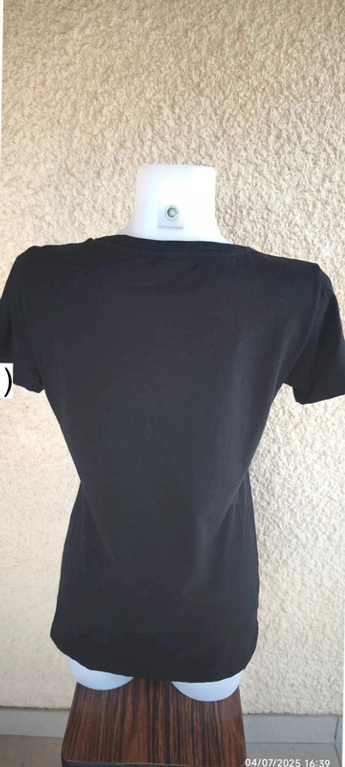 T-shirt Converse Taille XL Noir - photo numéro 2