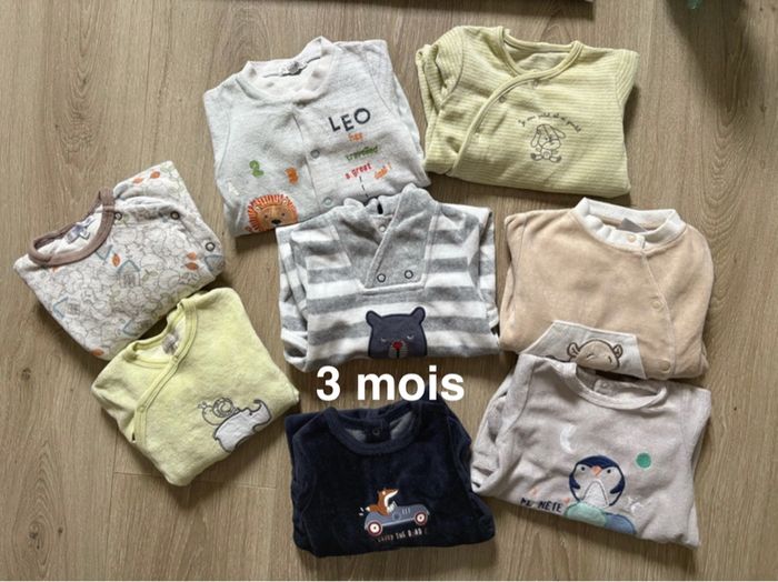Lot pyjama 3 mois