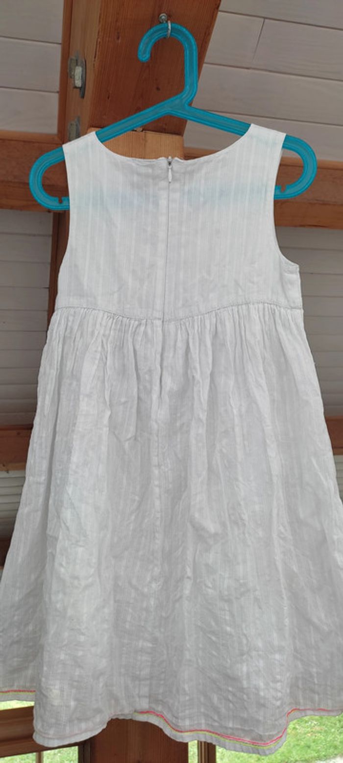 Robe été orchestra 8 ans blanche - photo numéro 4