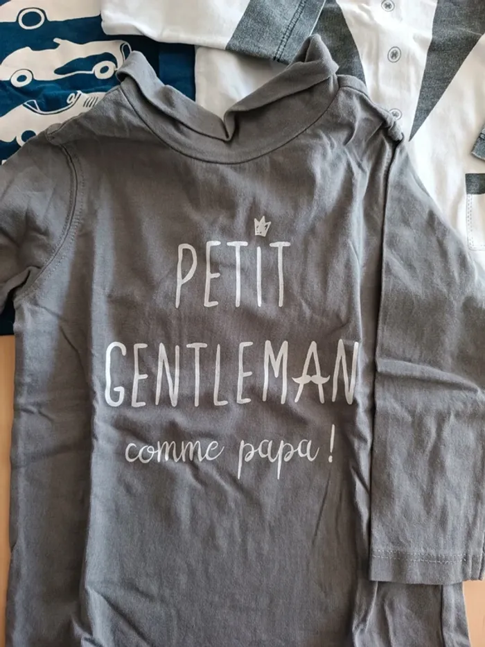 Lot de 3 Tshirts à manches longues 18 mois - photo numéro 3