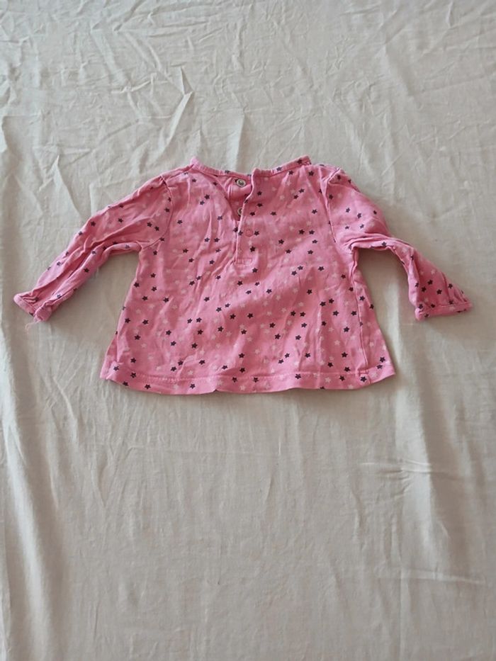 Tee-shirt manches longues 3 mois - photo numéro 3