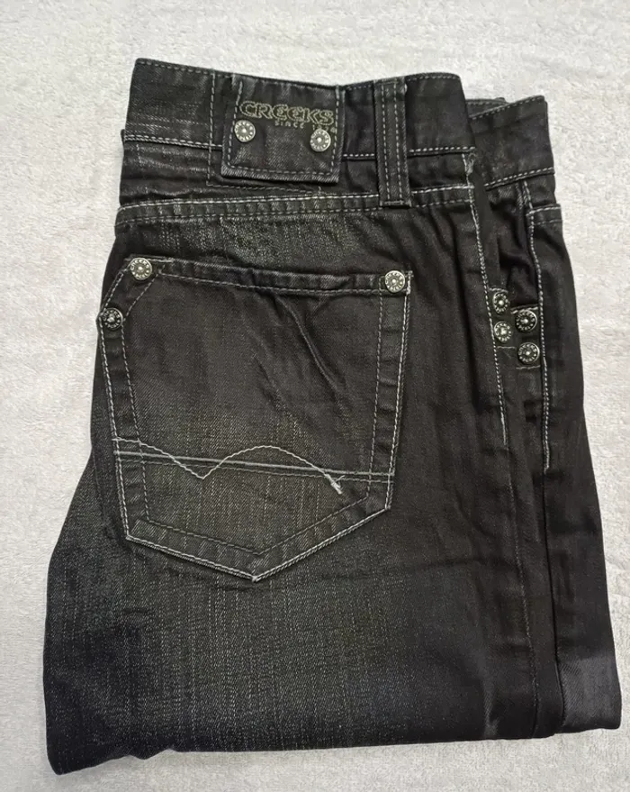 Jean Creeks straight 42 noir (réf perso MAN11)(familleac72)