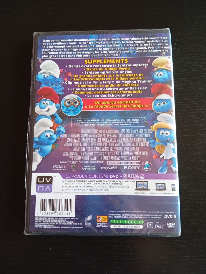 DVD les Schtroumpfs et le village perdu Neuf - photo numéro 2