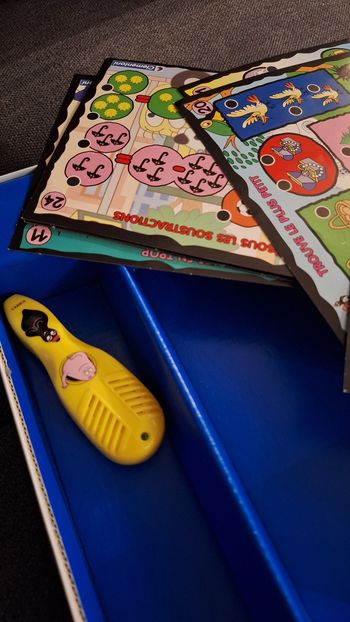 Jeu électronique avec stylet barbapapa
