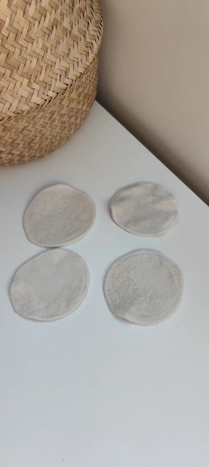 Lot de 4 cotons réutilisables