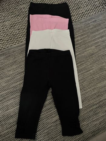 Lot 4 leggings Fille -18M-
