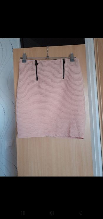 Jolie minni jupe moulante été bershka t xs rose
