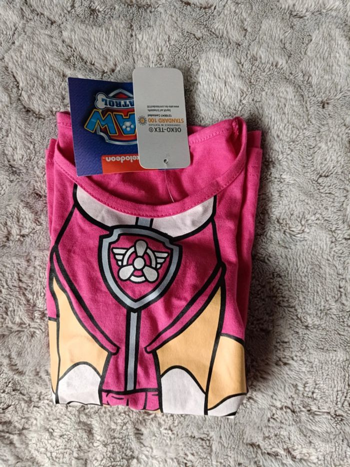 Tee-shirt manches longues fille Skye 5 ans Pat patrouille - photo numéro 4