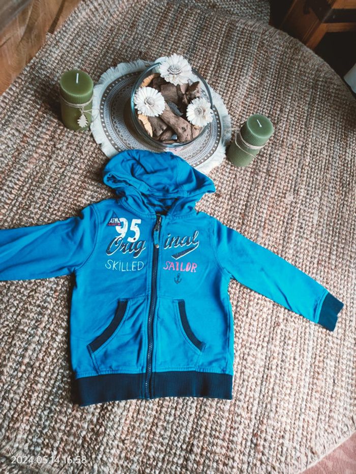 Gilet zippé 6 ans garçon orchestra