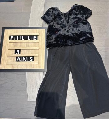 Combinaison pantalon brillante