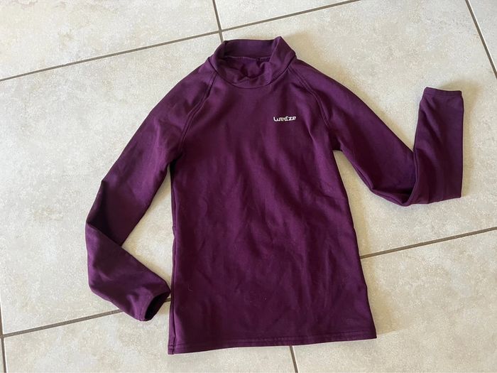 Sous pull / polaire 10 ans ski décathlon