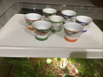 Ensemble de 7 verres à saké 