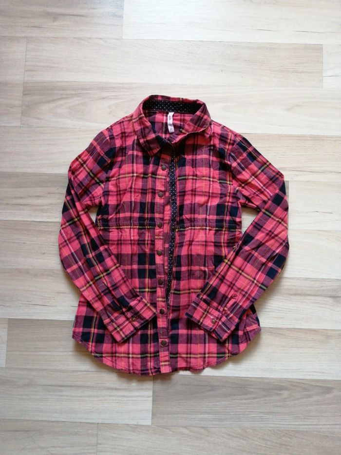 Chemise taille élastique manches retroussables