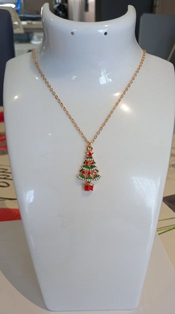 Collier sapin de Noël