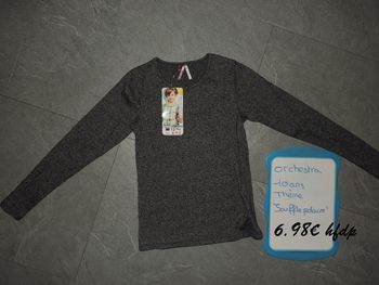 tee shirt manche longue orchestra thème "souffle polaire" 10 ans