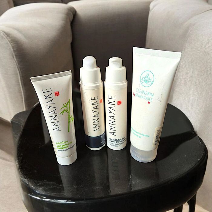 Lot annayake nettoyant + soin perfecteur +soin hydratation +soin anti ride
