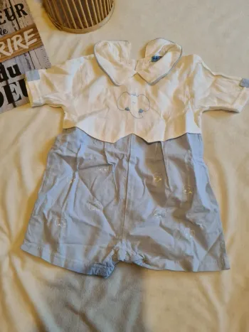 Combinaison short 12 mois