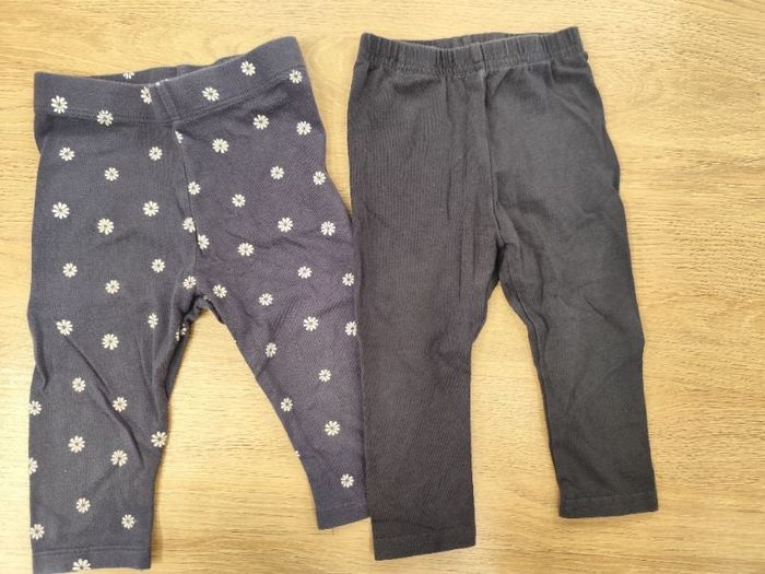 Lot leggings 12 mois