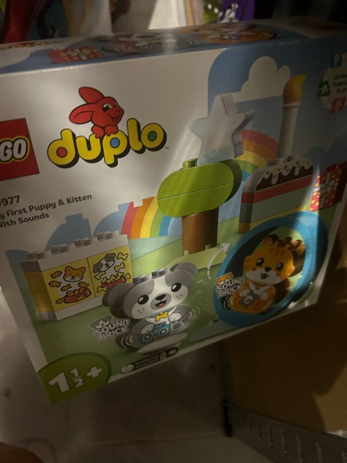 Lego 10977 Duplo Mes premiers chiot et chaton avec effets sonores