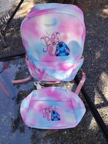 Sac d école stitch