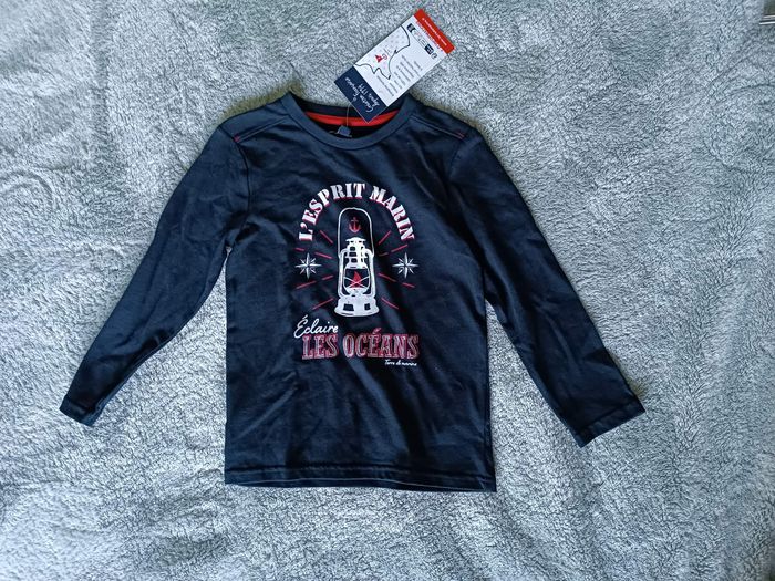 Tee-shirt manches longues garçon – 4 ans – Terre de Marins - photo numéro 2