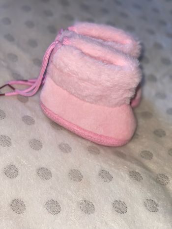 Bottes fourrure bébé fille