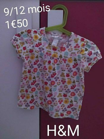 Tee-shirt Taille 9/12 mois