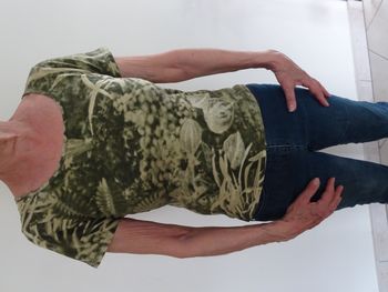 T-shirt imprimés kaki