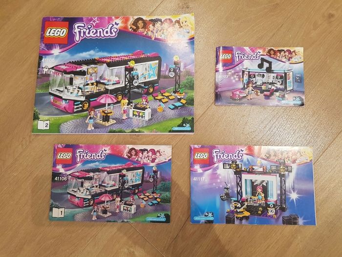 🎄🎁 lot 3 lego friends popstar Livi