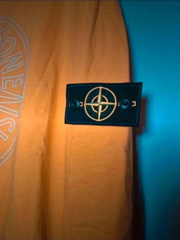 Pull Stone Island Moutarde XL - photo numéro 3