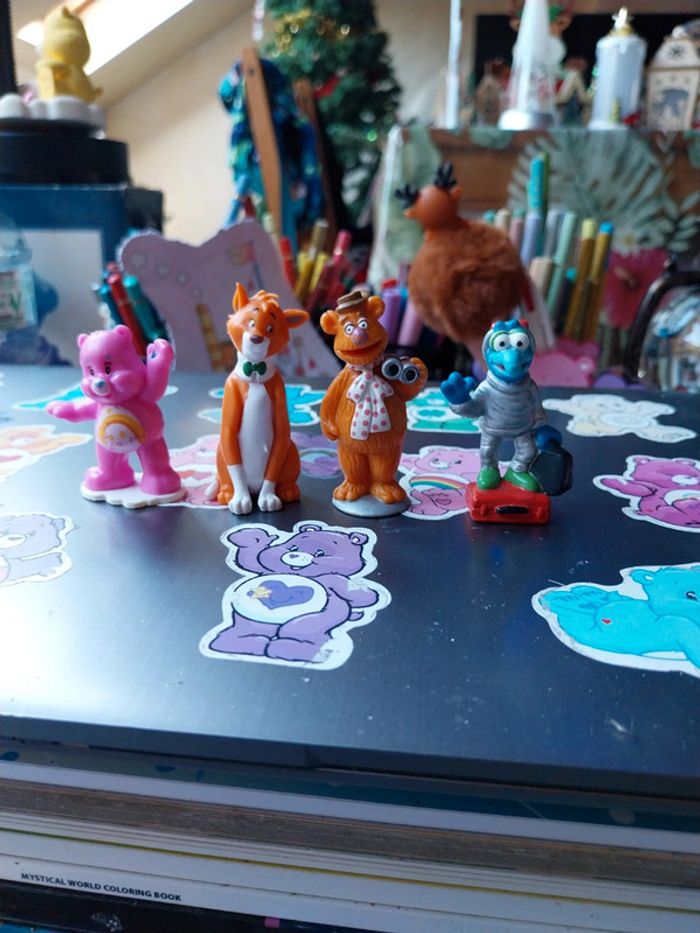 Figurine vintage aristochats, bisounours, muppet