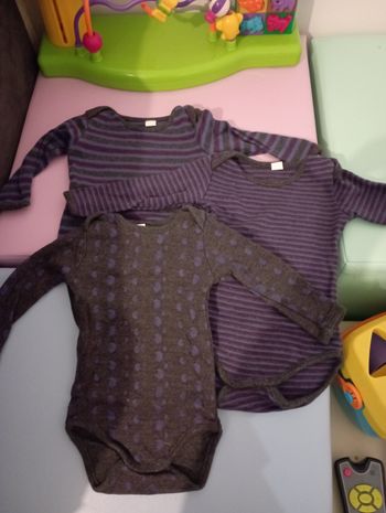 Lot de 3 bodies 3 mois