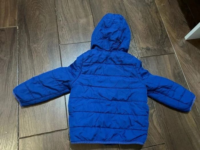doudoune à capuche garcon bleu électrique kiabi 3 ans - photo numéro 2