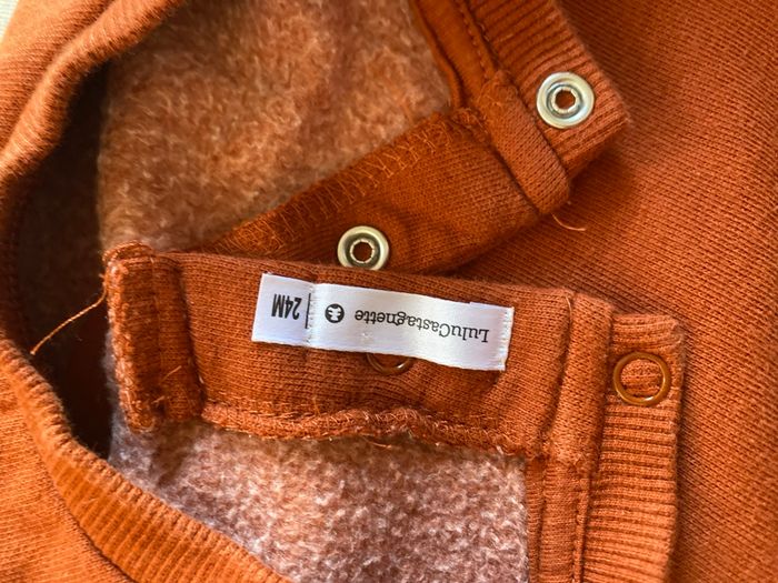 Pull sweat brique chaud 2 ans lulu castagnette - photo numéro 6