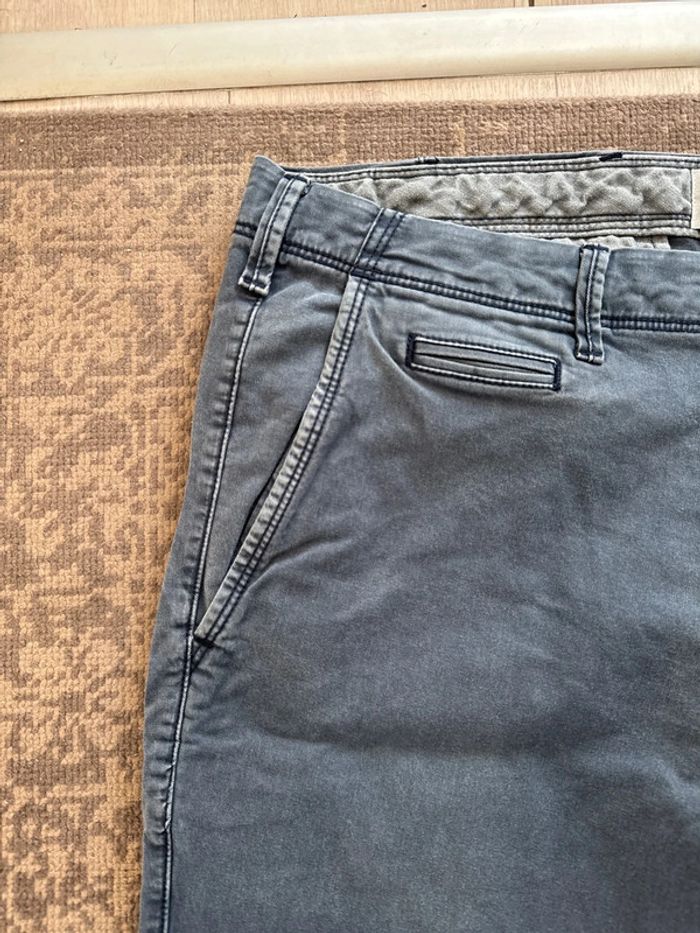 Chinos bleu délavé Cap – W36 L34 – Bon état - photo numéro 5