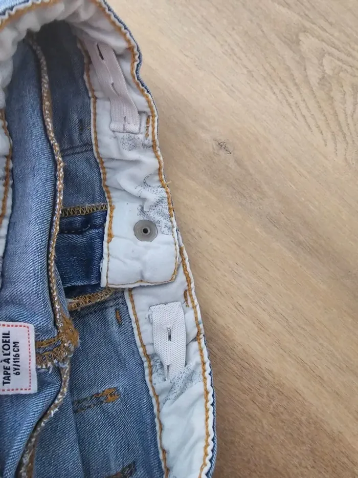 Short en jean 6 ans tape à l œil fille - photo numéro 3