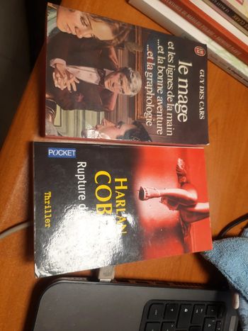 Lot 2 livres thriller policier