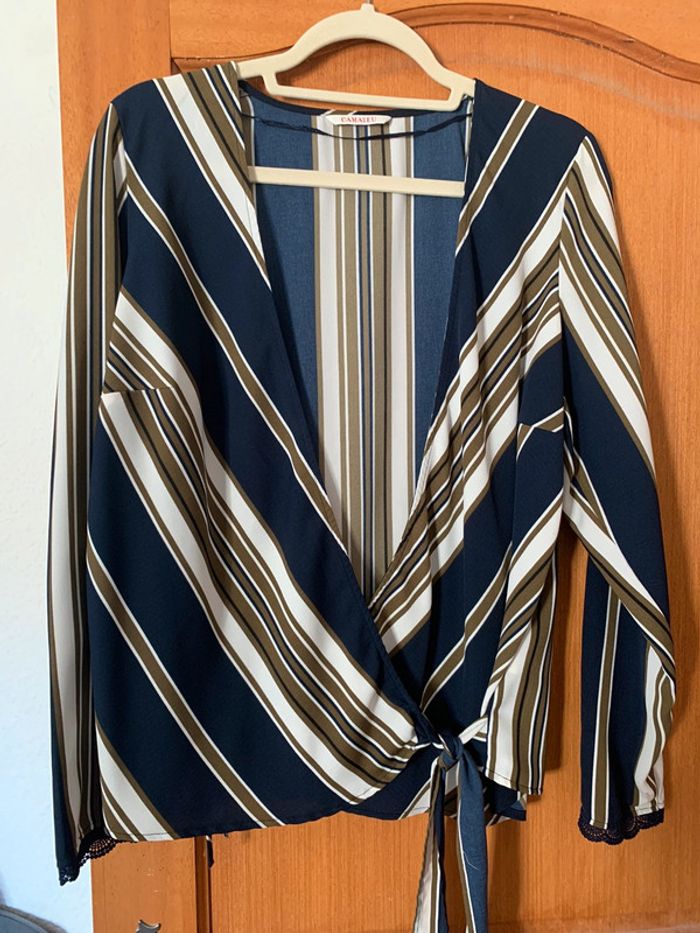 Blouse cache cœur Camaïeu