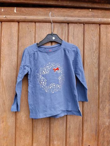 Tee-shirt manche longue fille 4.5 ans