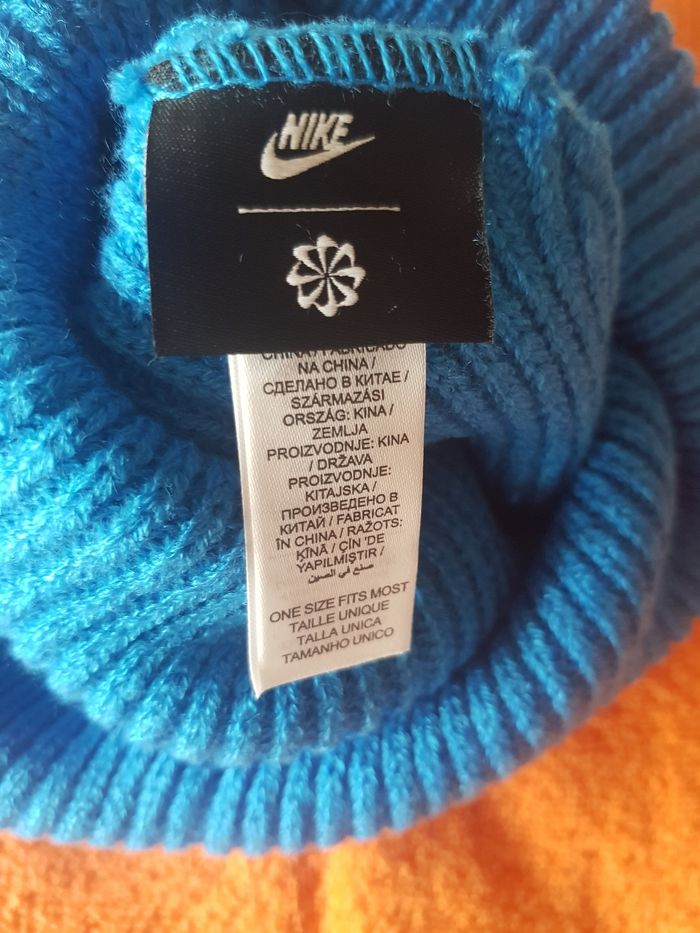 Magnifique bonnet mixte adulte  bleu nike - photo numéro 5