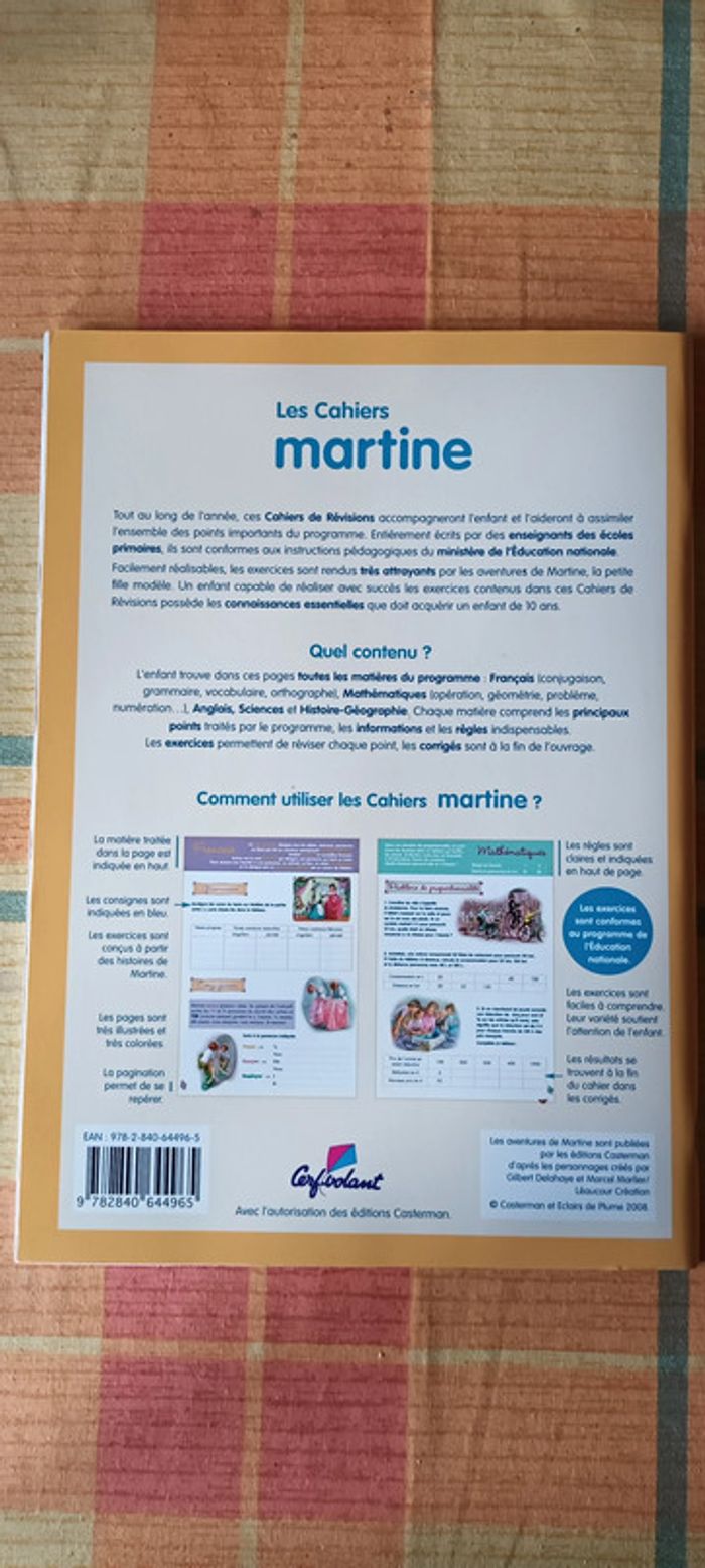 Les cahiers Martine - Révision CM2 - photo numéro 2