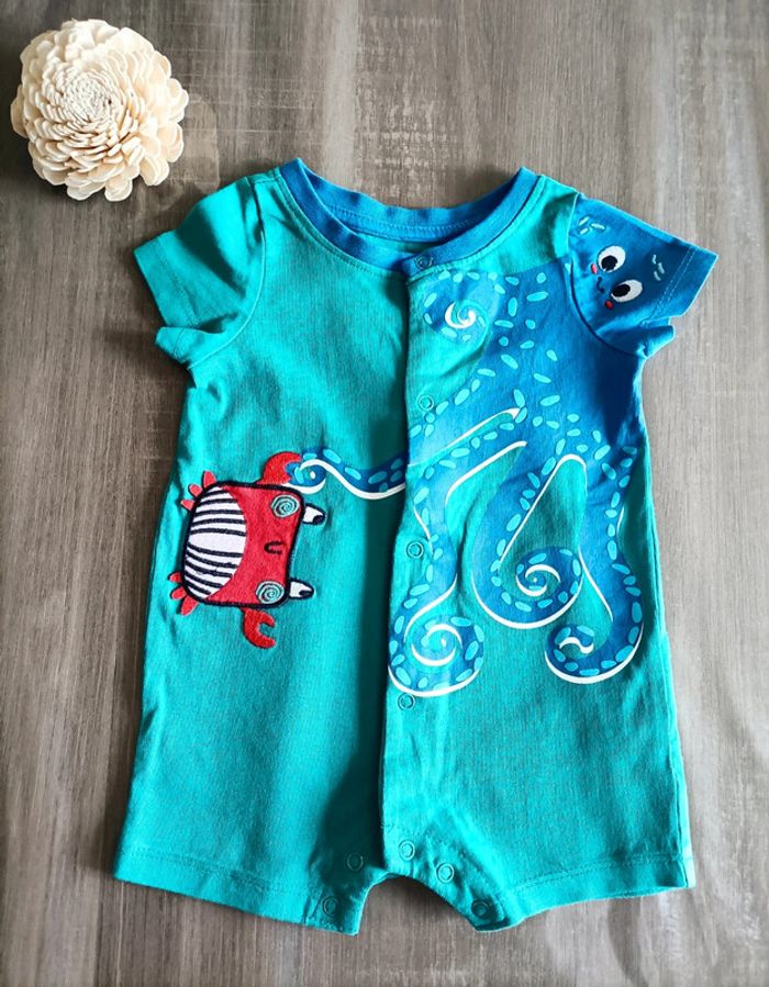 Barboteuse été mer DPAM 1 mois