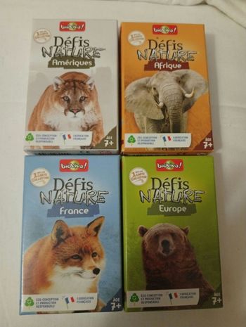 Lot de 4 jeux Défis Nature