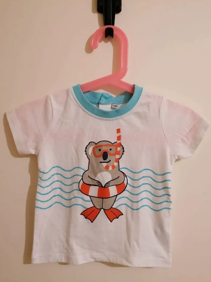Maillot de bain Tee-shirt short 6 mois in extenso